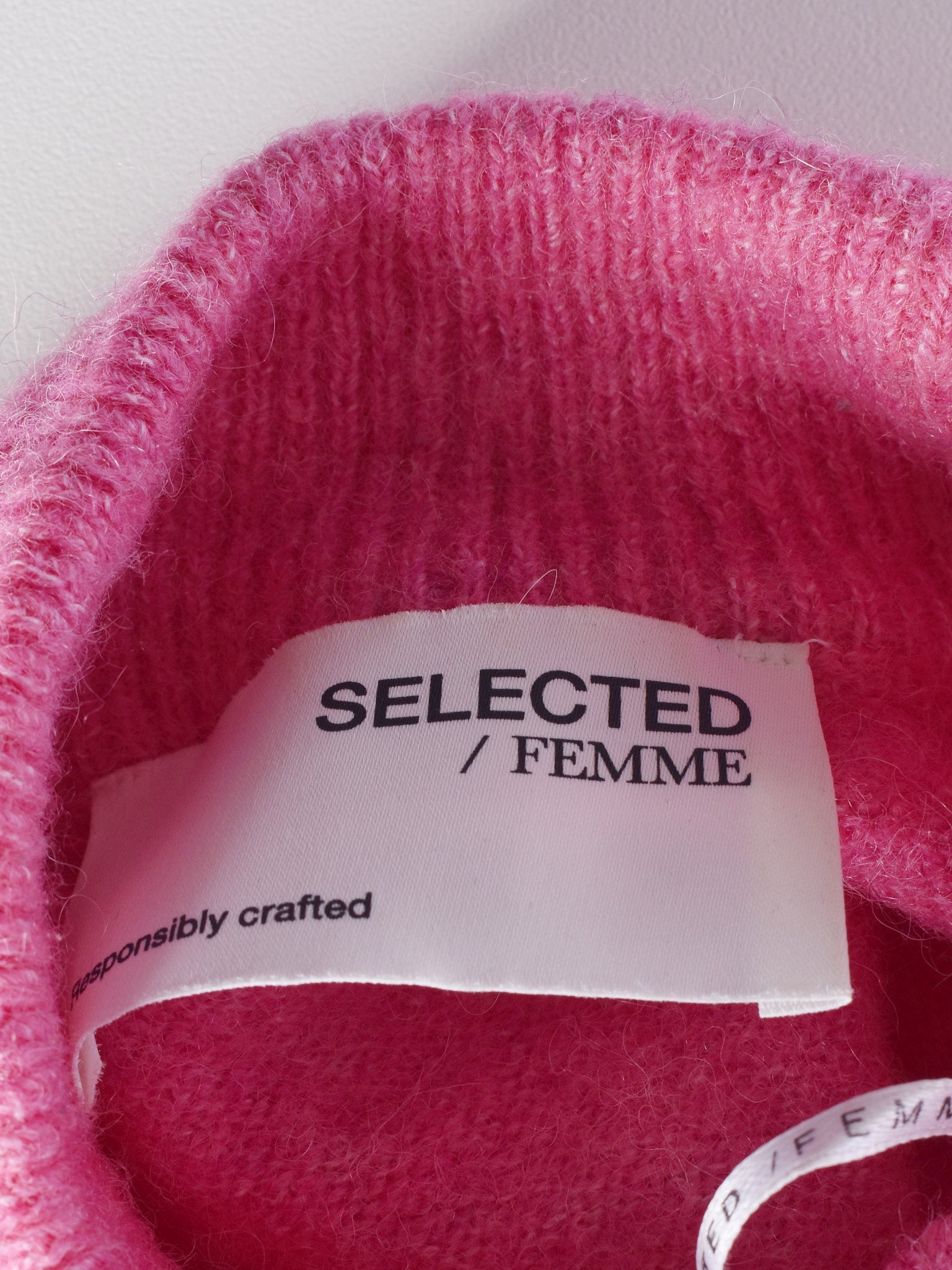 Selected Femme Strik - M / Pink / Kvinde - SassyLAB Secondhand