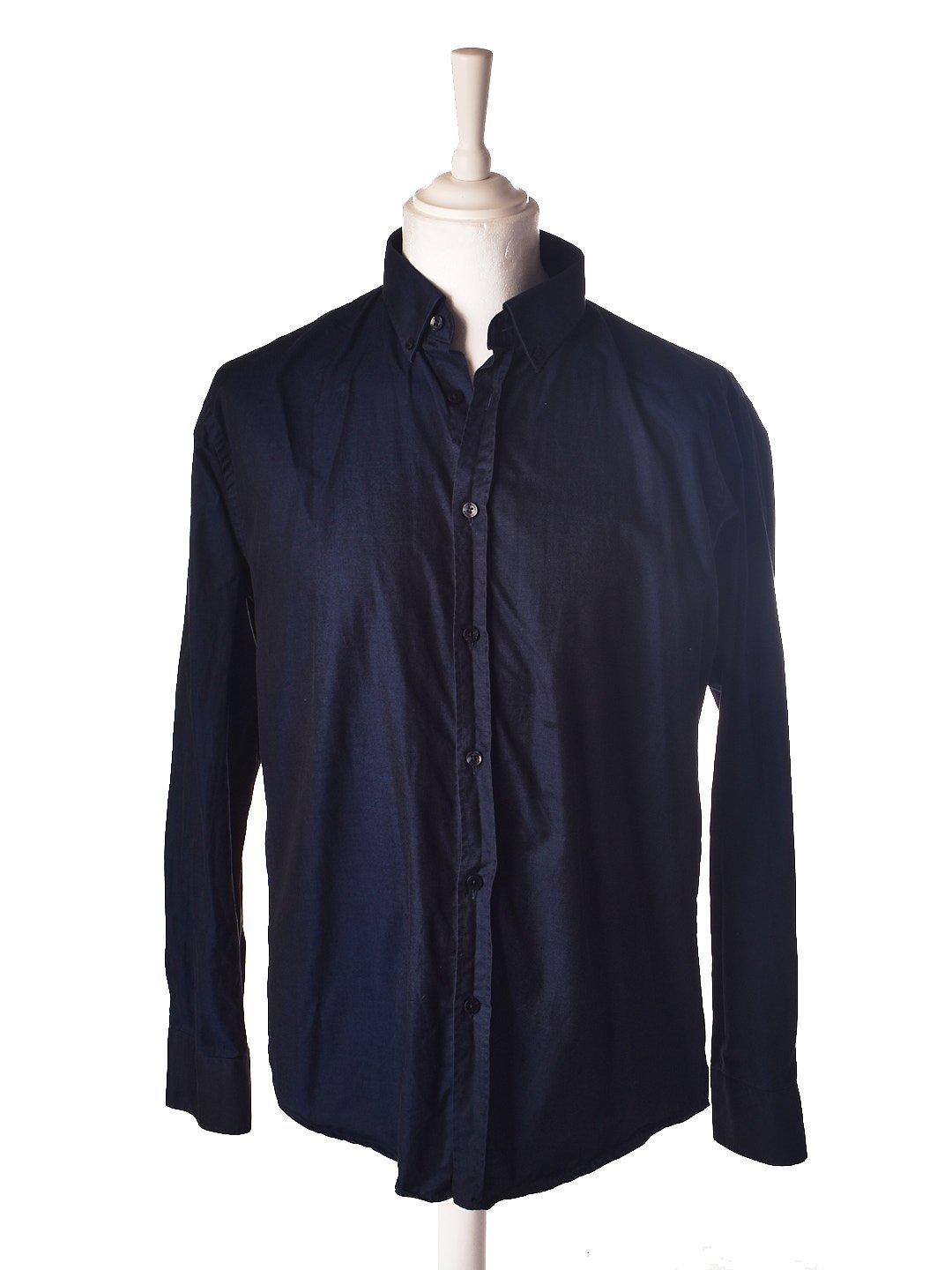 Selected Homme Skjorte - L / Blå / Mand - SassyLAB Secondhand