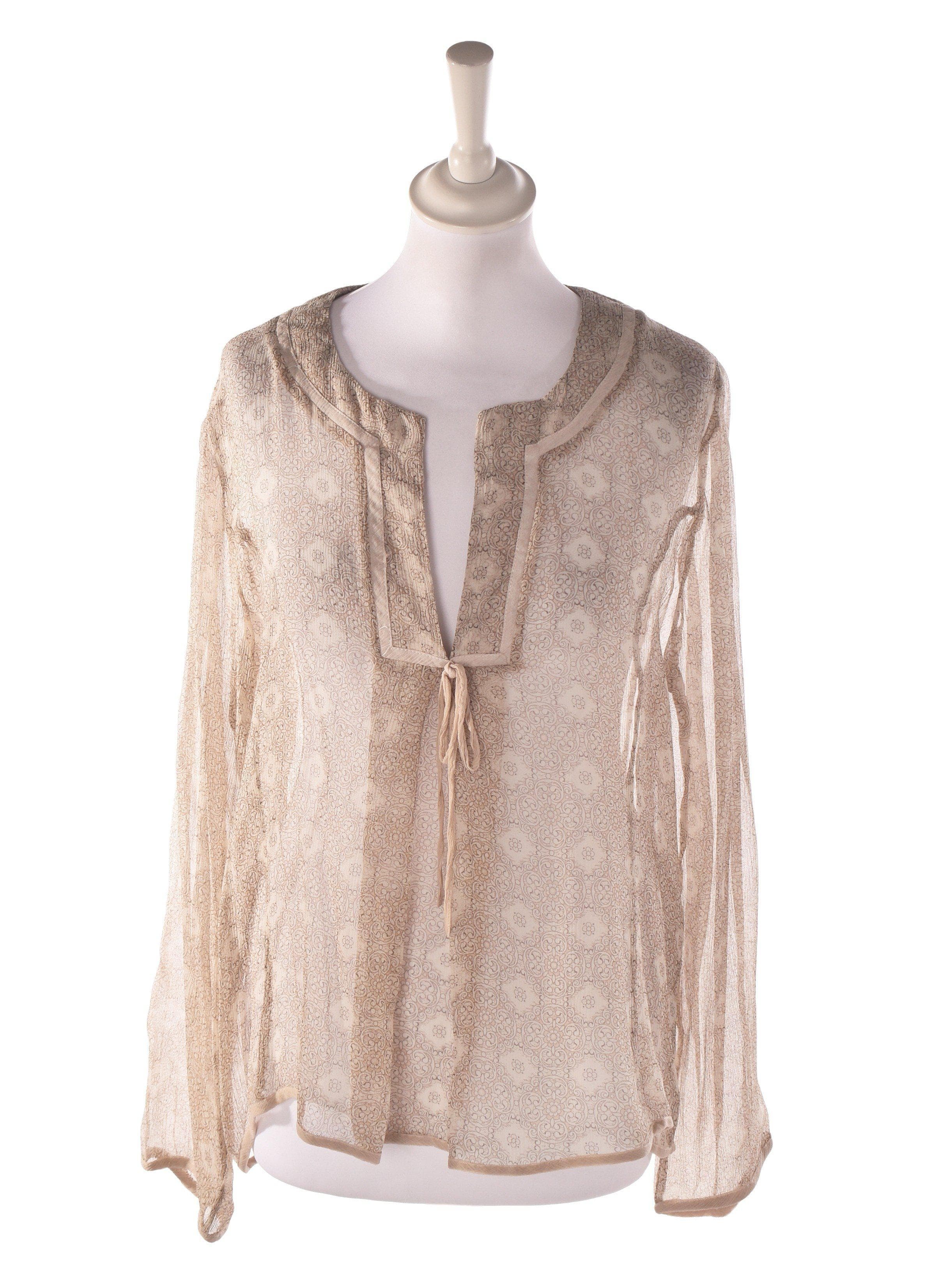 Share Bluse - 44 / Beige / Kvinde - SassyLAB Secondhand