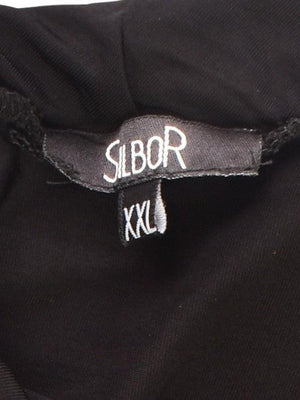 Silbor Bluse - XXL / Sort / Kvinde - SassyLAB Secondhand