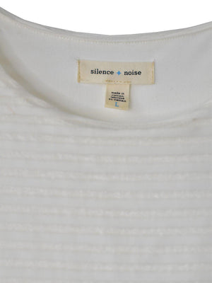 Silence + Noise Kjole - L / Hvid / Kvinde - SassyLAB Secondhand