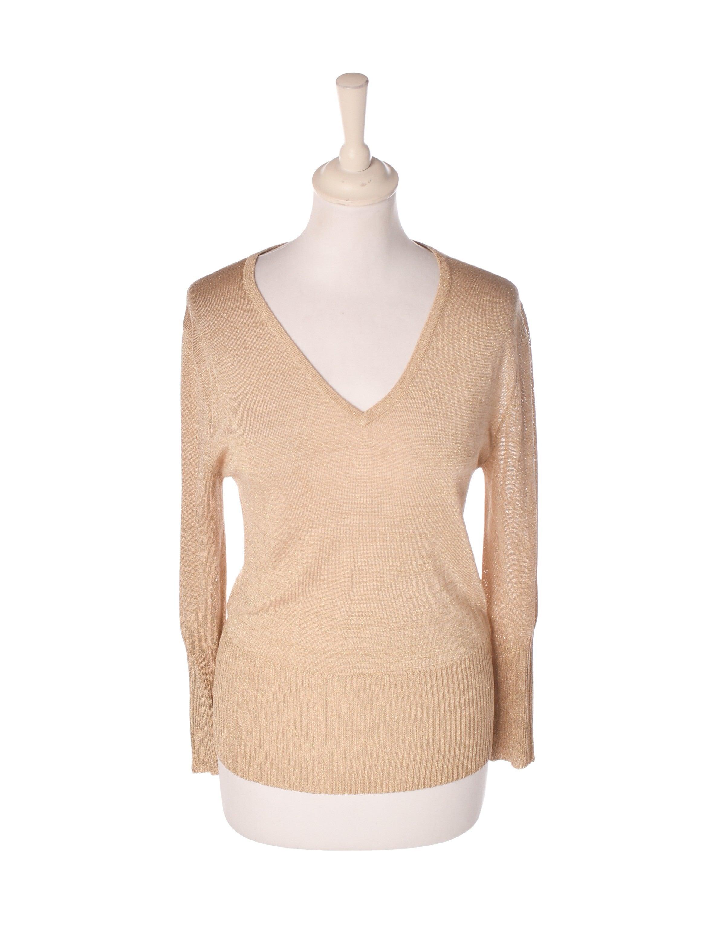 Simonsen Bluse - XL / Guld / Kvinde - SassyLAB Secondhand