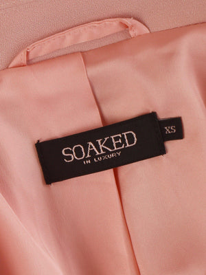 Soaked in Luxury Blazer - XS / Pink / Kvinde - SassyLAB Secondhand