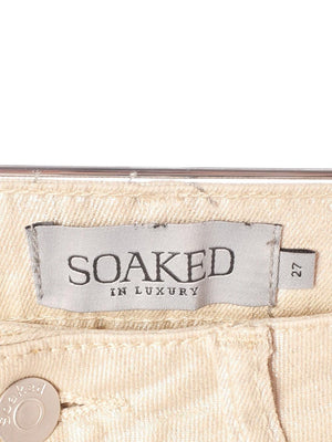 Soaked Jeans - 27 / Sølv / Kvinde - SassyLAB Secondhand