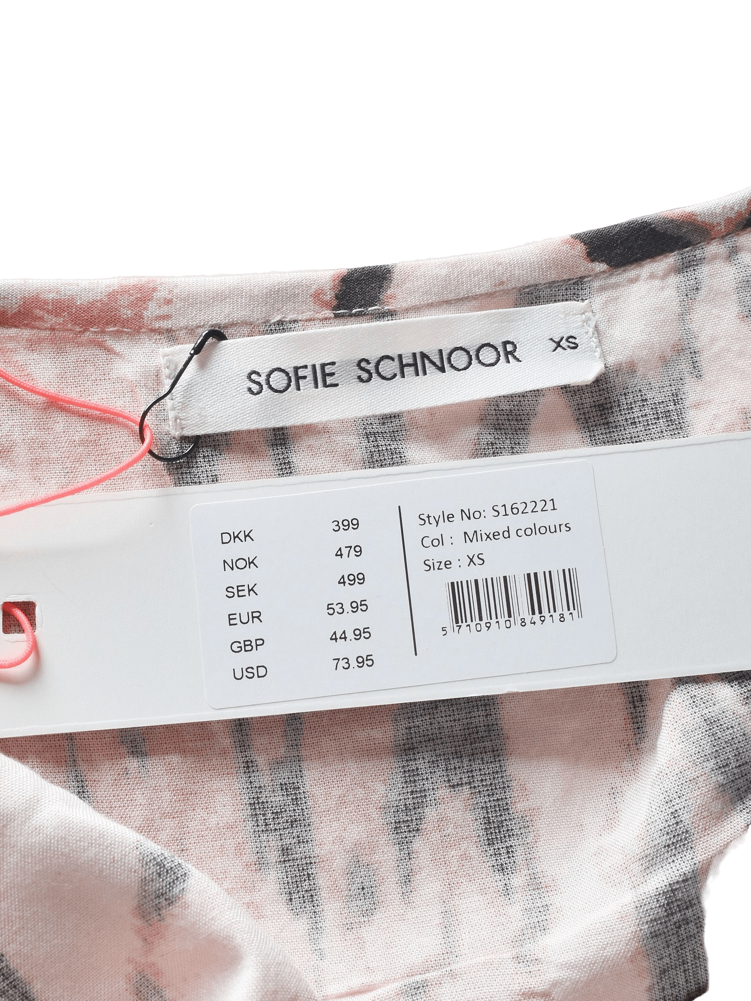 Sofie Schnoor Bluse - XS / Rosa / Kvinde - SassyLAB Secondhand