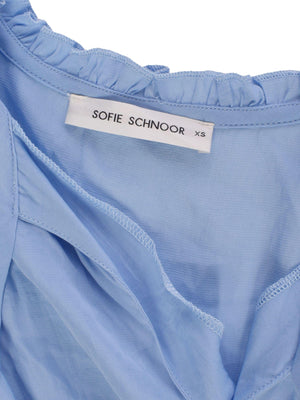 Sofie schnoor Kjole - XS / Blå / Kvinde - SassyLAB Secondhand