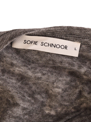 Sofie Schnoor T-Shirt - L / Grå / Kvinde - SassyLAB Secondhand