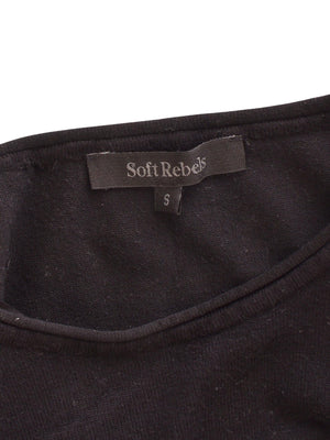 Soft Rebels Sweater - S / Sort / Kvinde - SassyLAB Secondhand
