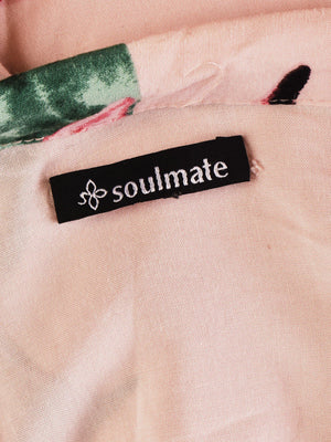 Soulmate Kimono - M / Pink / Kvinde - SassyLAB Secondhand