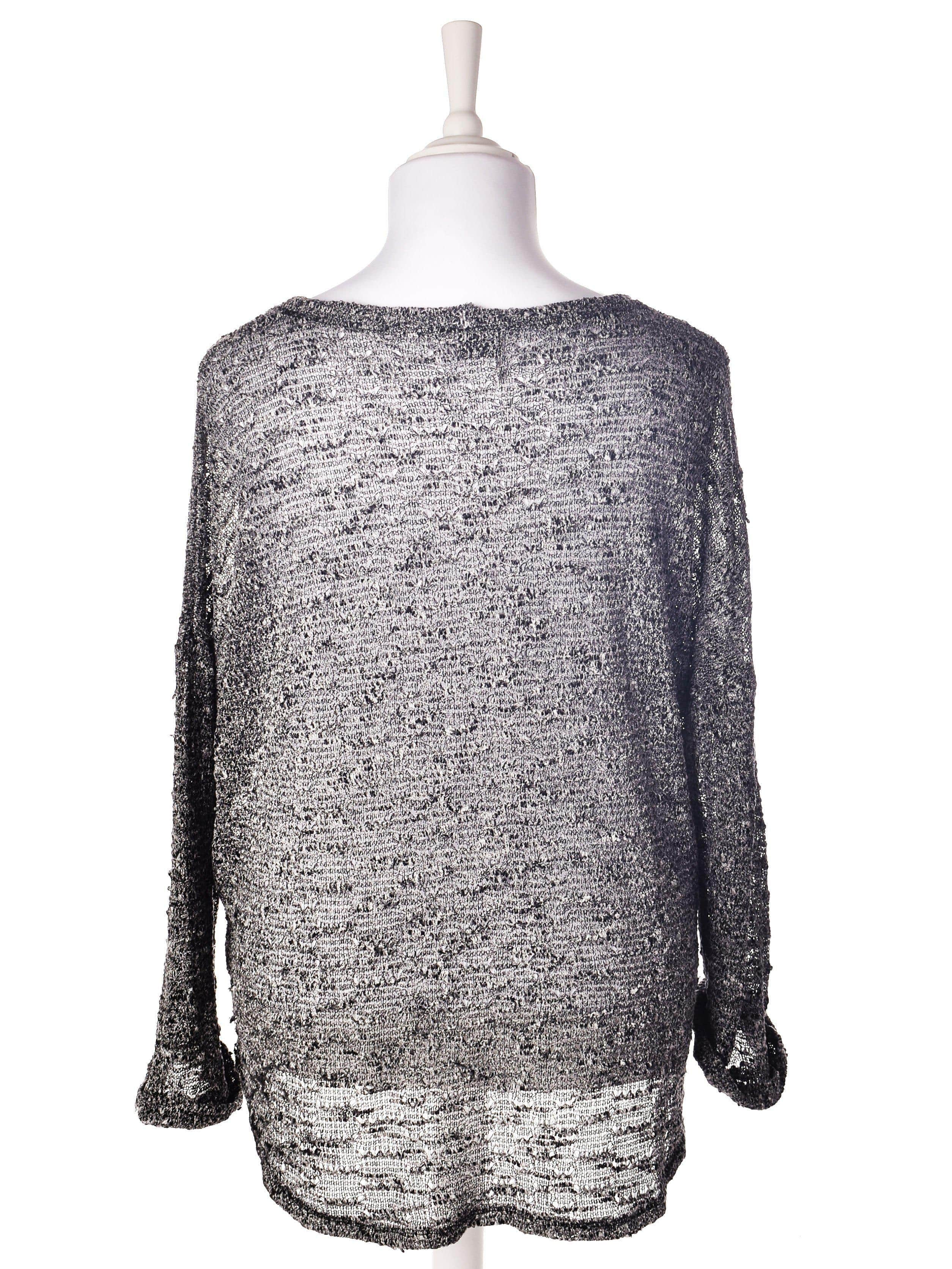 Sparkle & Fade Sweater - L / Grå / Kvinde - SassyLAB Secondhand