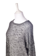 Sparkle & Fade Sweater - L / Grå / Kvinde - SassyLAB Secondhand