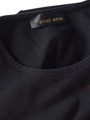 Stine Goya Bluse - XS / Sort / Kvinde - SassyLAB Secondhand