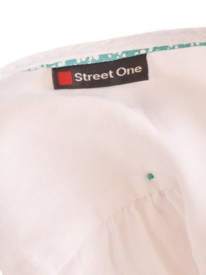 Street One Skjorte - 42 / Hvid / Kvinde - SassyLAB Secondhand