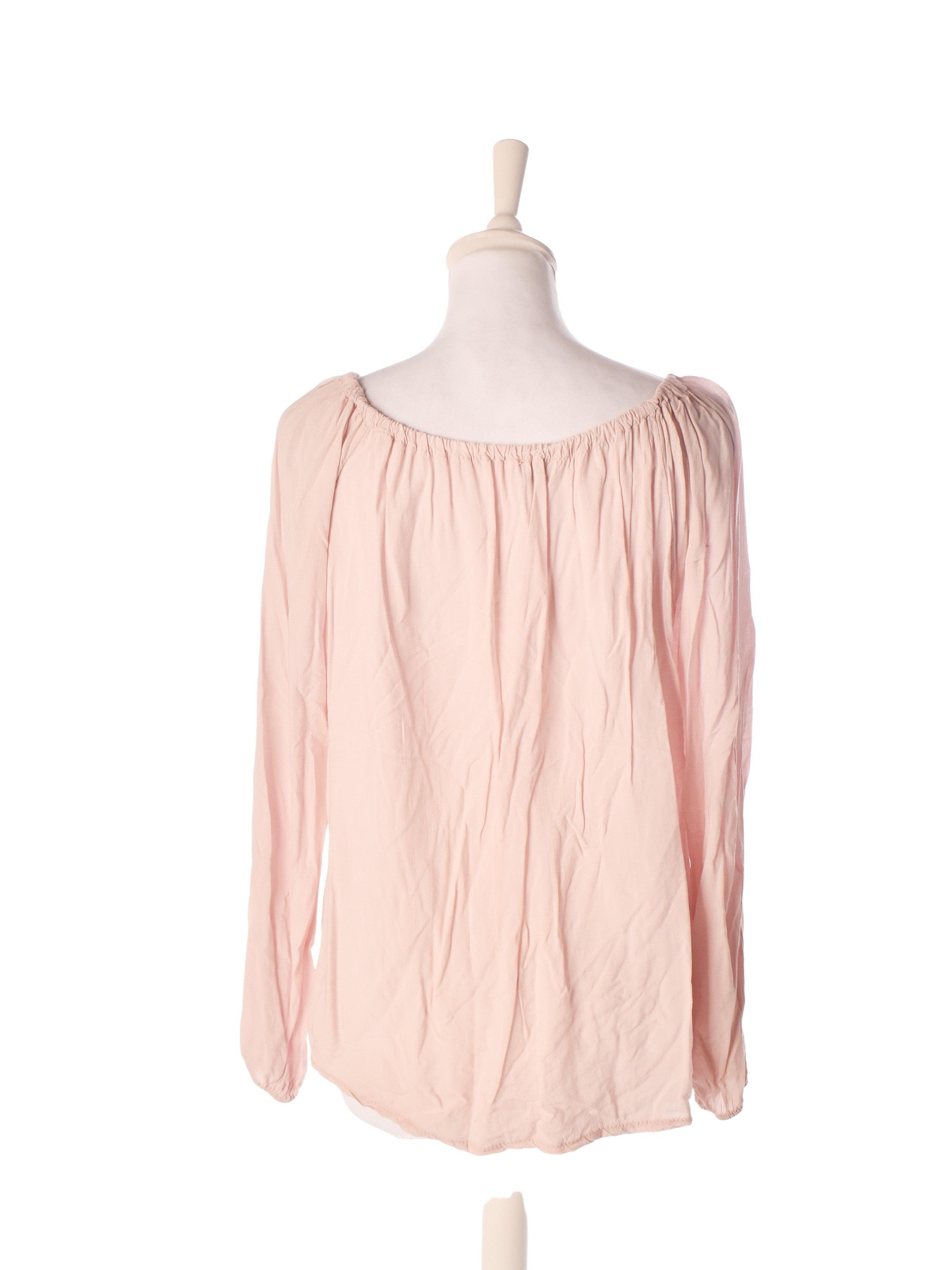 Sunny Studio Bluse - M / Rosa / Kvinde - SassyLAB Secondhand