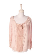 Sunny Studio Bluse - M / Rosa / Kvinde - SassyLAB Secondhand