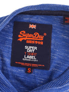 Super dry T-Shirt - S / Blå / Mand - SassyLAB Secondhand