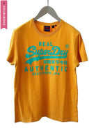 SuperDry T-Shirt - XL / Orange / Mand - SassyLAB Secondhand