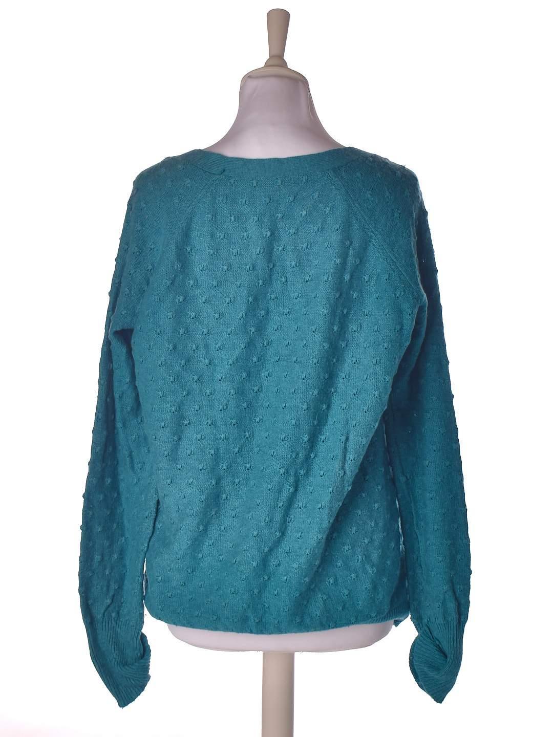 Sweeweë Paris Cardigan - L / Turkis / Kvinde - SassyLAB Secondhand