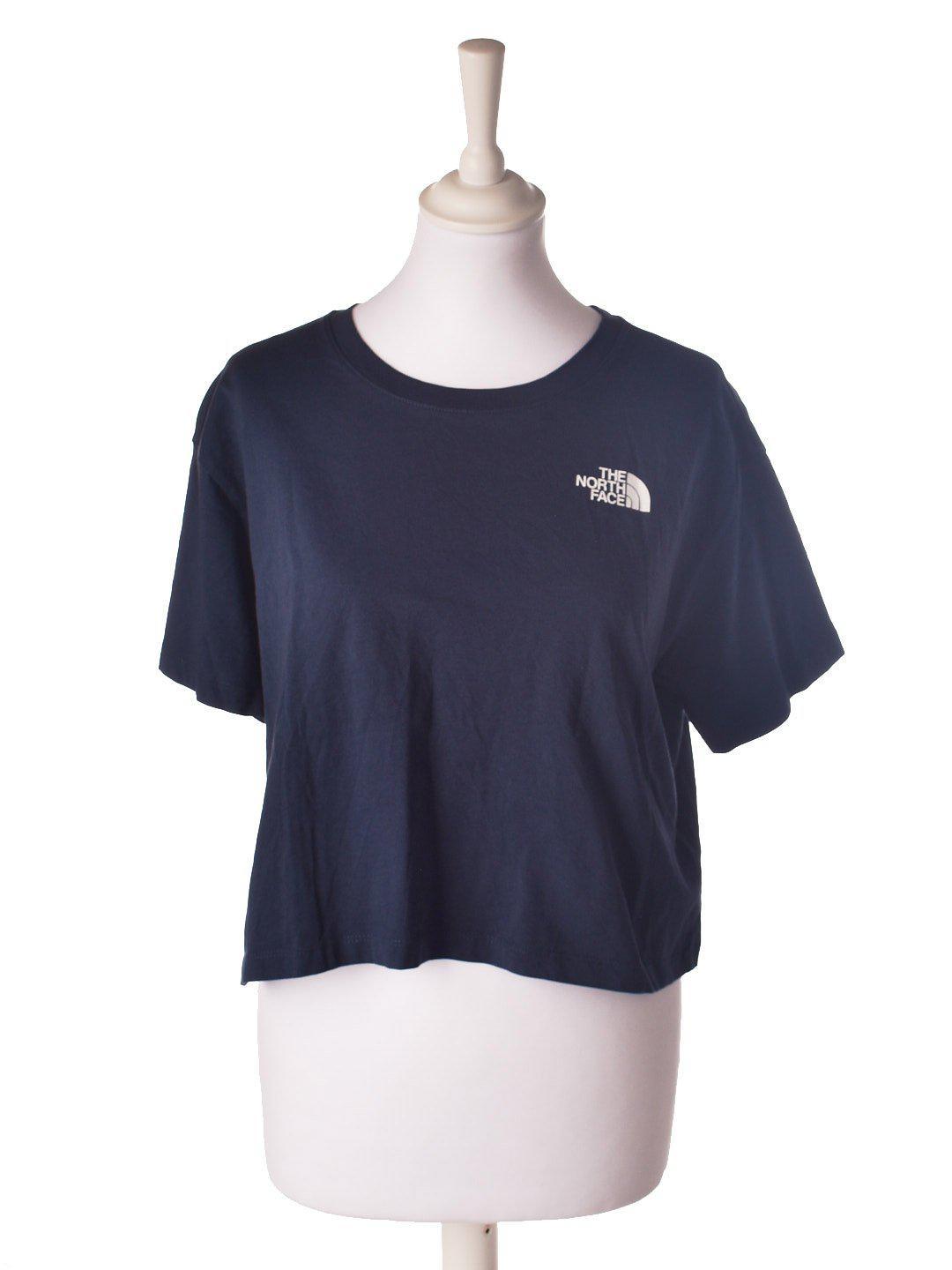 The North Face T-Shirt - M / Blå / Kvinde - SassyLAB Secondhand