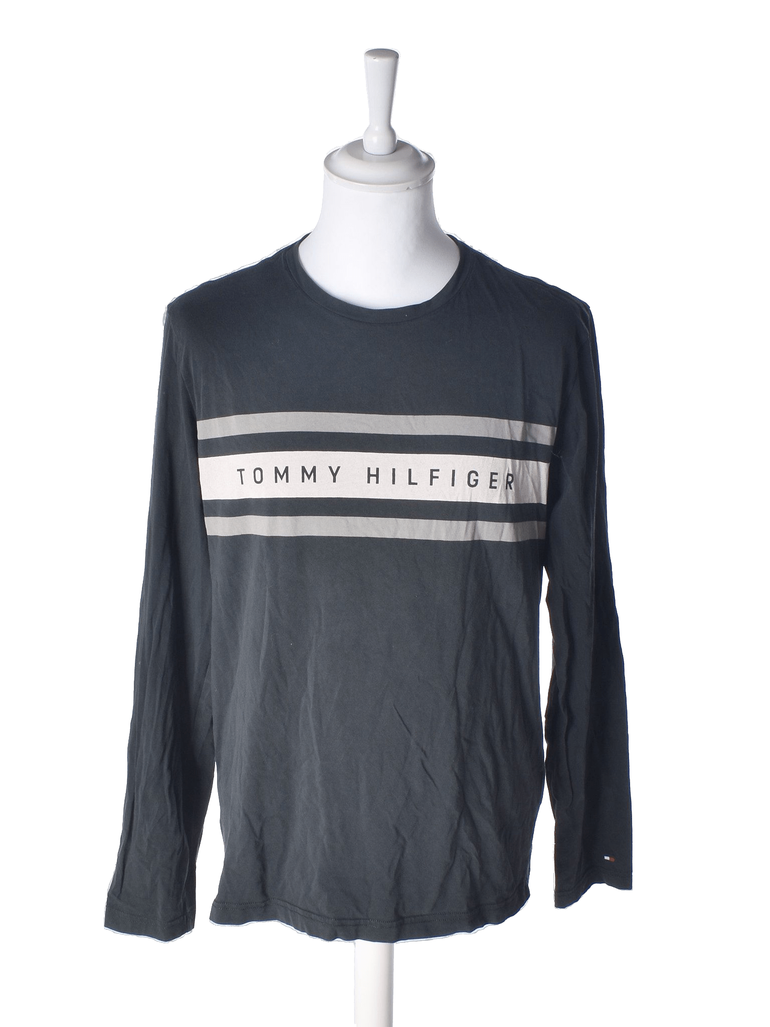 Tommy Hilfiger Bluse - L / Sort / Mand - SassyLAB Secondhand