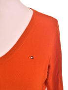 Tommy Hilfiger Bluse - M / Orange / Kvinde - SassyLAB Secondhand