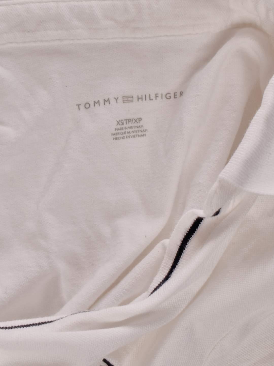 Tommy Hilfiger Polo - XS / Hvid / Kvinde - SassyLAB Secondhand