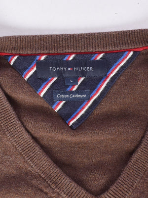 Tommy Hilfiger Sweater - L / Brun / Mand - SassyLAB Secondhand