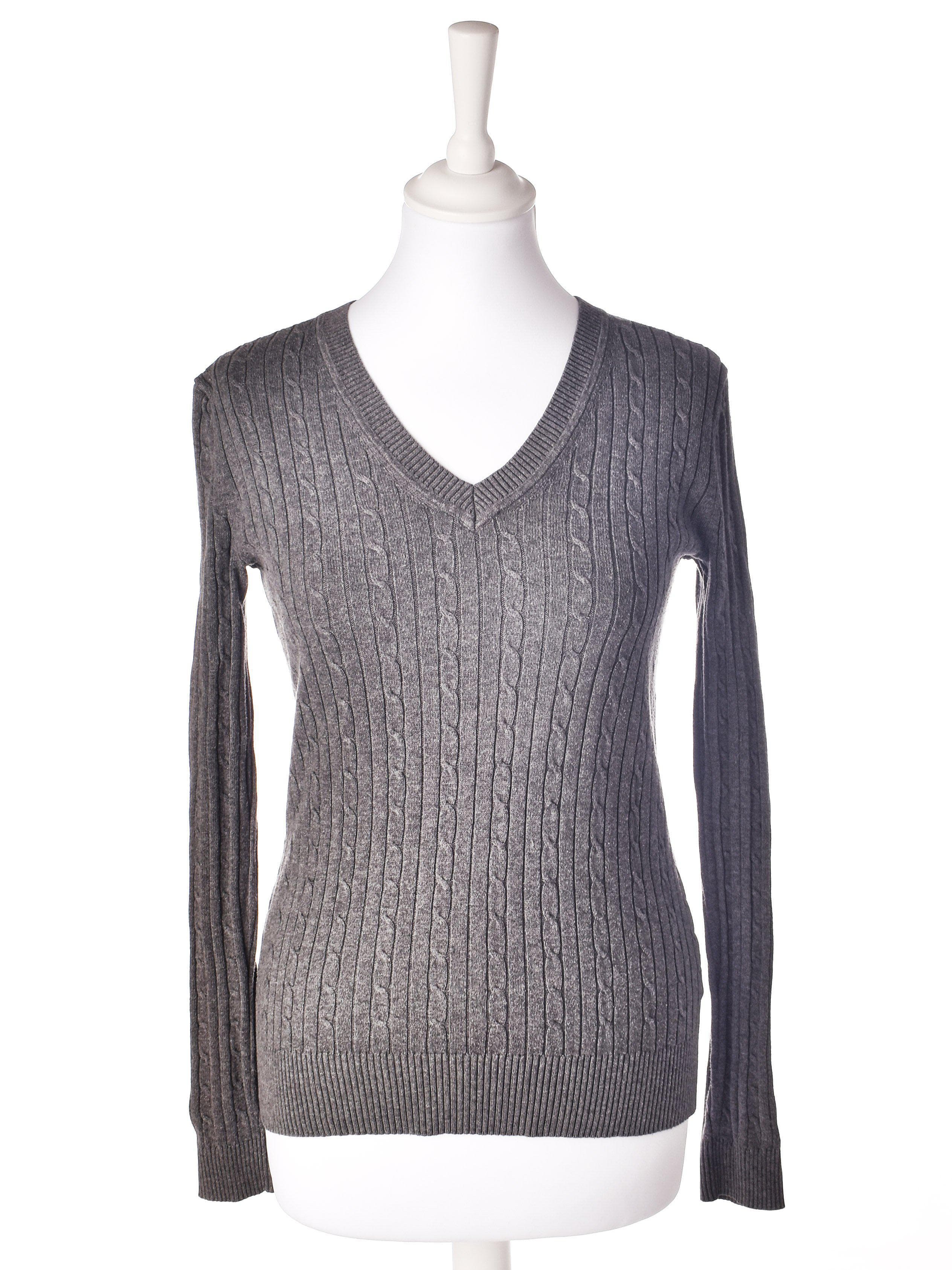 Tommy Hilfiger Sweater - XS / Grå / Kvinde - SassyLAB Secondhand