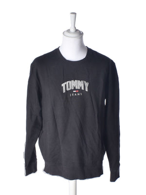 Tommy Hilfiger Sweatshirt - XL / Sort / Mand - SassyLAB Secondhand