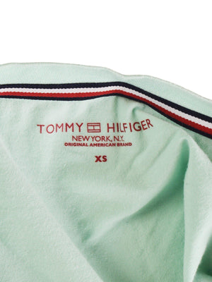 Tommy Hilfiger T-Shirt - XS / Grøn / Kvinde - SassyLAB Secondhand
