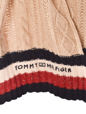 Tommy Hilfiger Tørklæde - One Size / Hvid / Kvinde - SassyLAB Secondhand