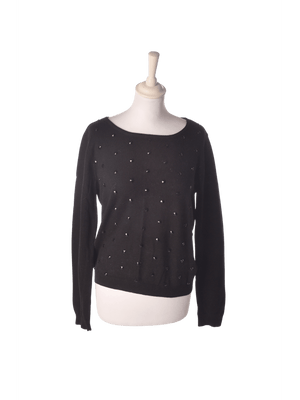 TopShop Sweater - 42 / Sort / Kvinde - SassyLAB Secondhand