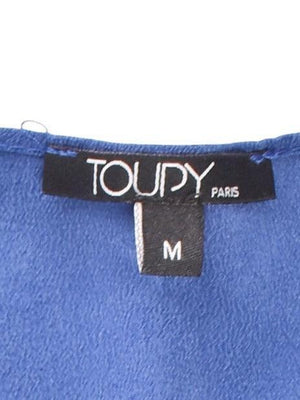 Toupy Paris Top - M / Blå / Kvinde - SassyLAB Secondhand