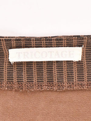 Tricotage Kjole - M / Brun / Kvinde - SassyLAB Secondhand