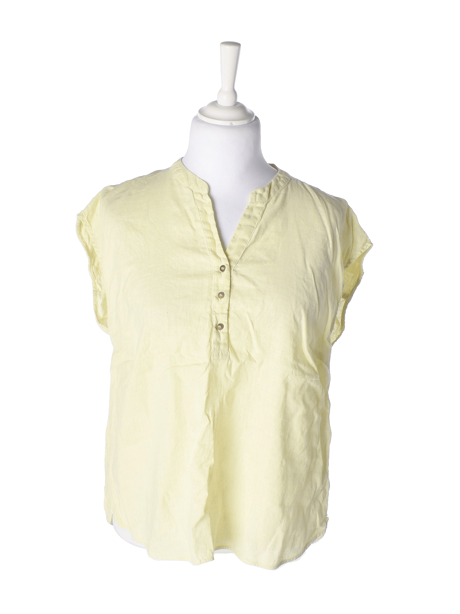 Ukendt Brand Bluse - L / Gul / Kvinde - SassyLAB Secondhand