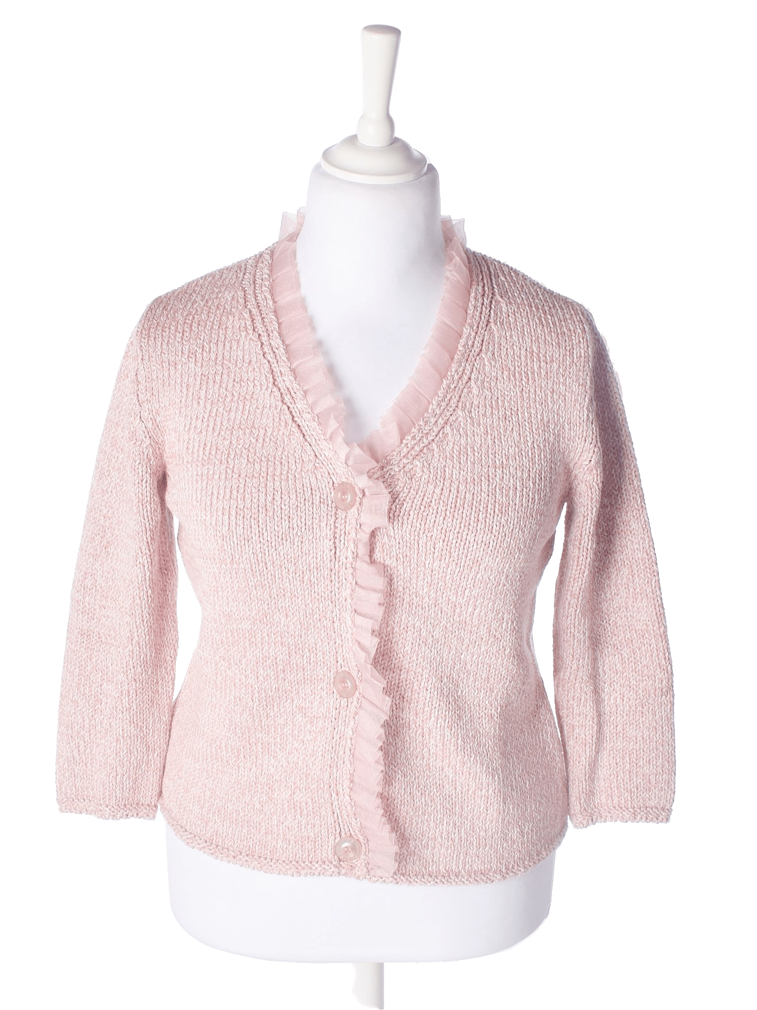 Ukendt Brand Cardigan - L / Pink / Kvinde - SassyLAB Secondhand