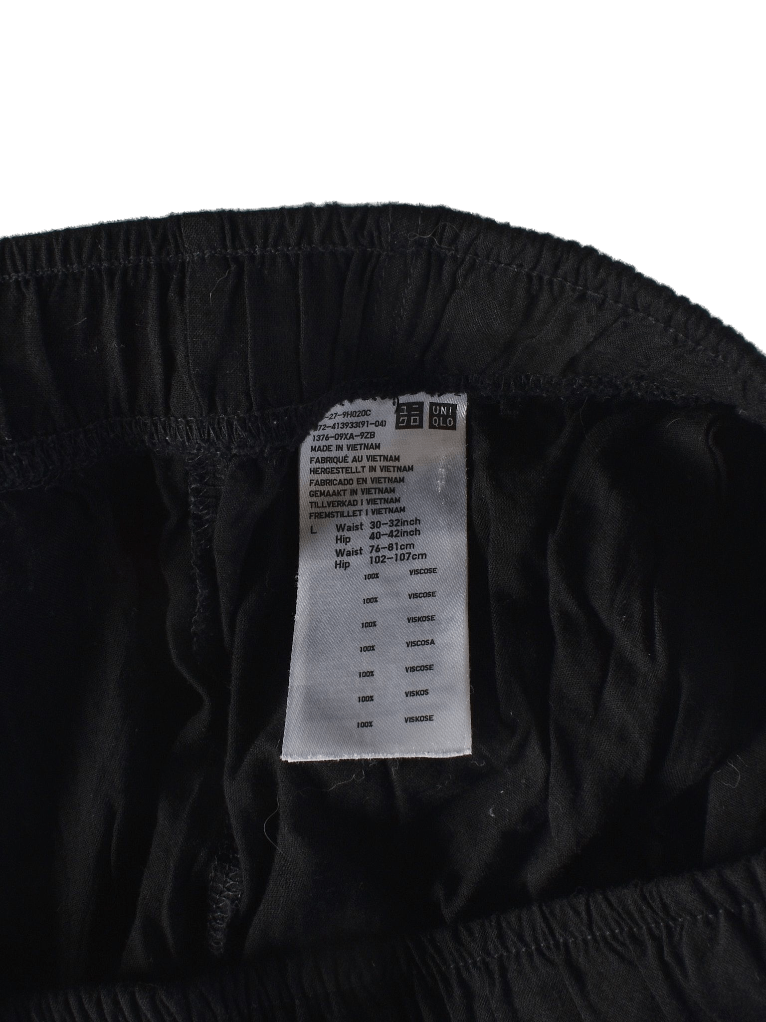 Uniqlo Bukser - L / Sort / Kvinde - SassyLAB Secondhand