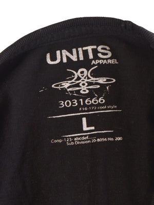 UNITS Apparel T-Shirt - L / Sort / Mand - SassyLAB Secondhand