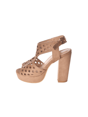 Uno Shoes Stiletter - 37 / Beige / Kvinde - SassyLAB Secondhand