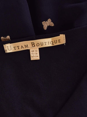 Uttam Boutique Kjole - 38 / Blå / Kvinde - SassyLAB Secondhand