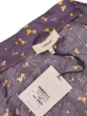 Vakker Kimono - L / Lilla / Kvinde - SassyLAB Secondhand