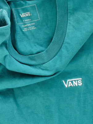 VANS T-Shirt - XS / Grøn / Kvinde - SassyLAB Secondhand