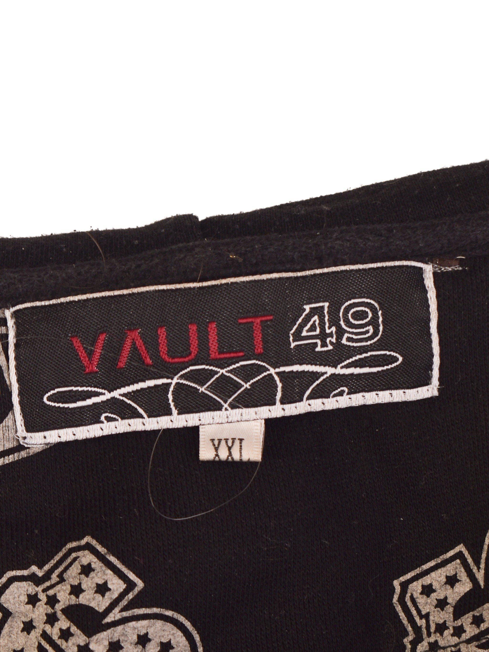 Vault 49 Hoodie - XXL / Sort / Kvinde - SassyLAB Secondhand