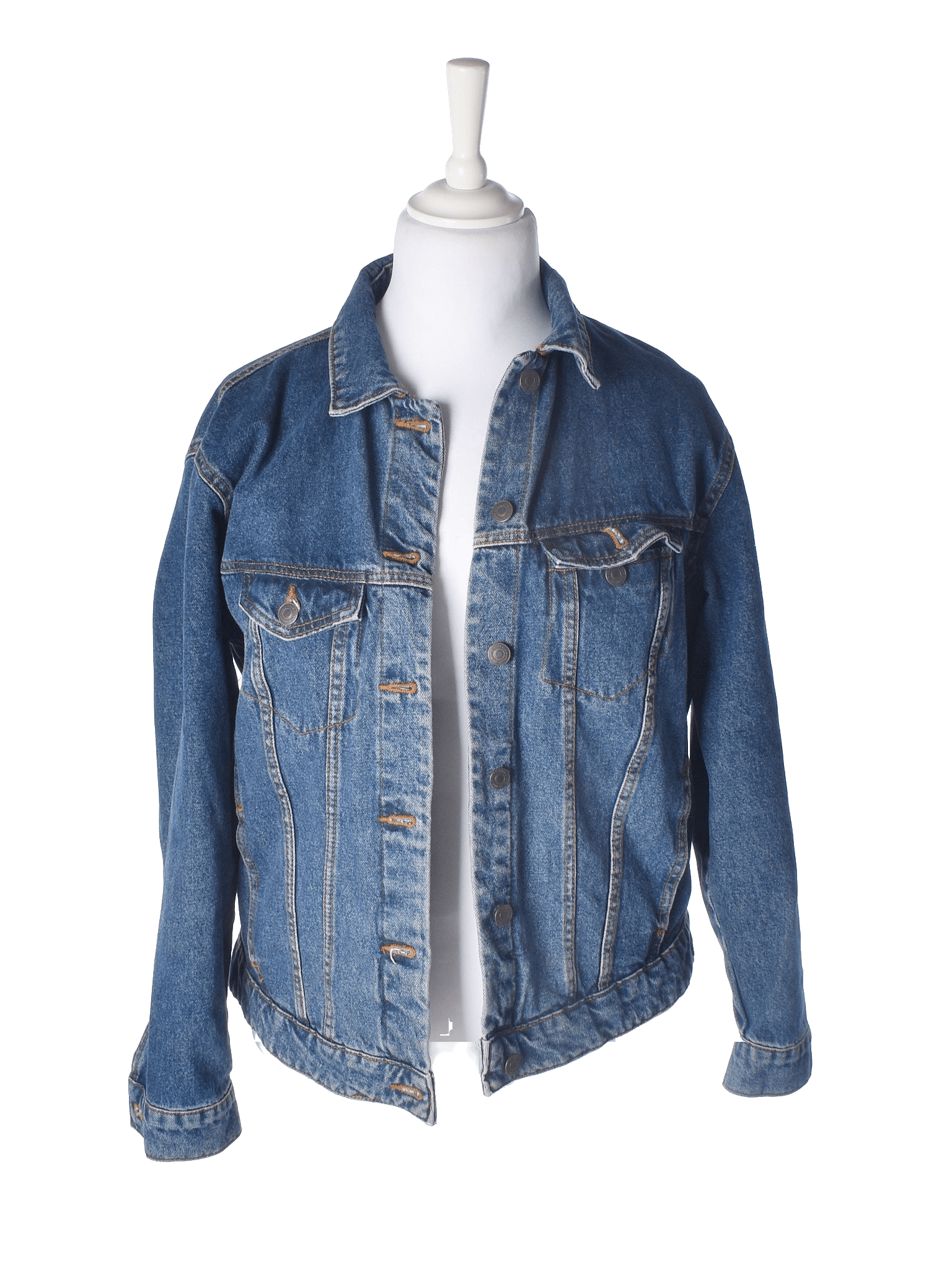 VERO MODA Jakke - L / Blå / Kvinde - SassyLAB Secondhand