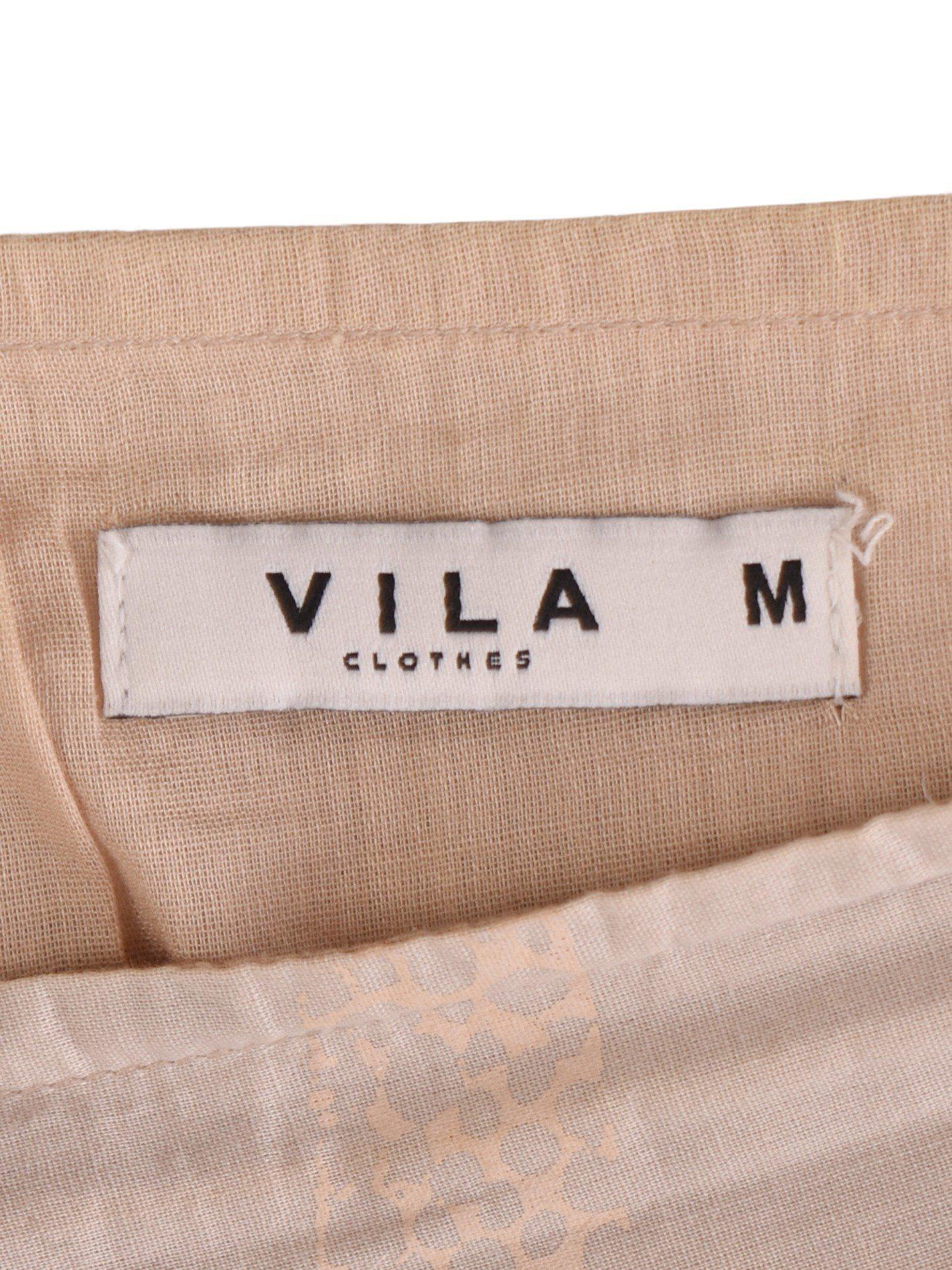 VILA Nederdel - M / Beige / Kvinde - SassyLAB Secondhand