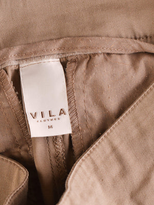 VILA Shorts - M / Beige / Kvinde - SassyLAB Secondhand