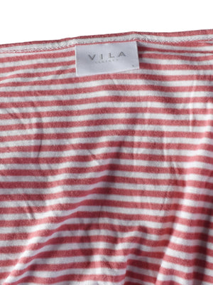 VILA T-Shirt - L / Rød / Kvinde - SassyLAB Secondhand