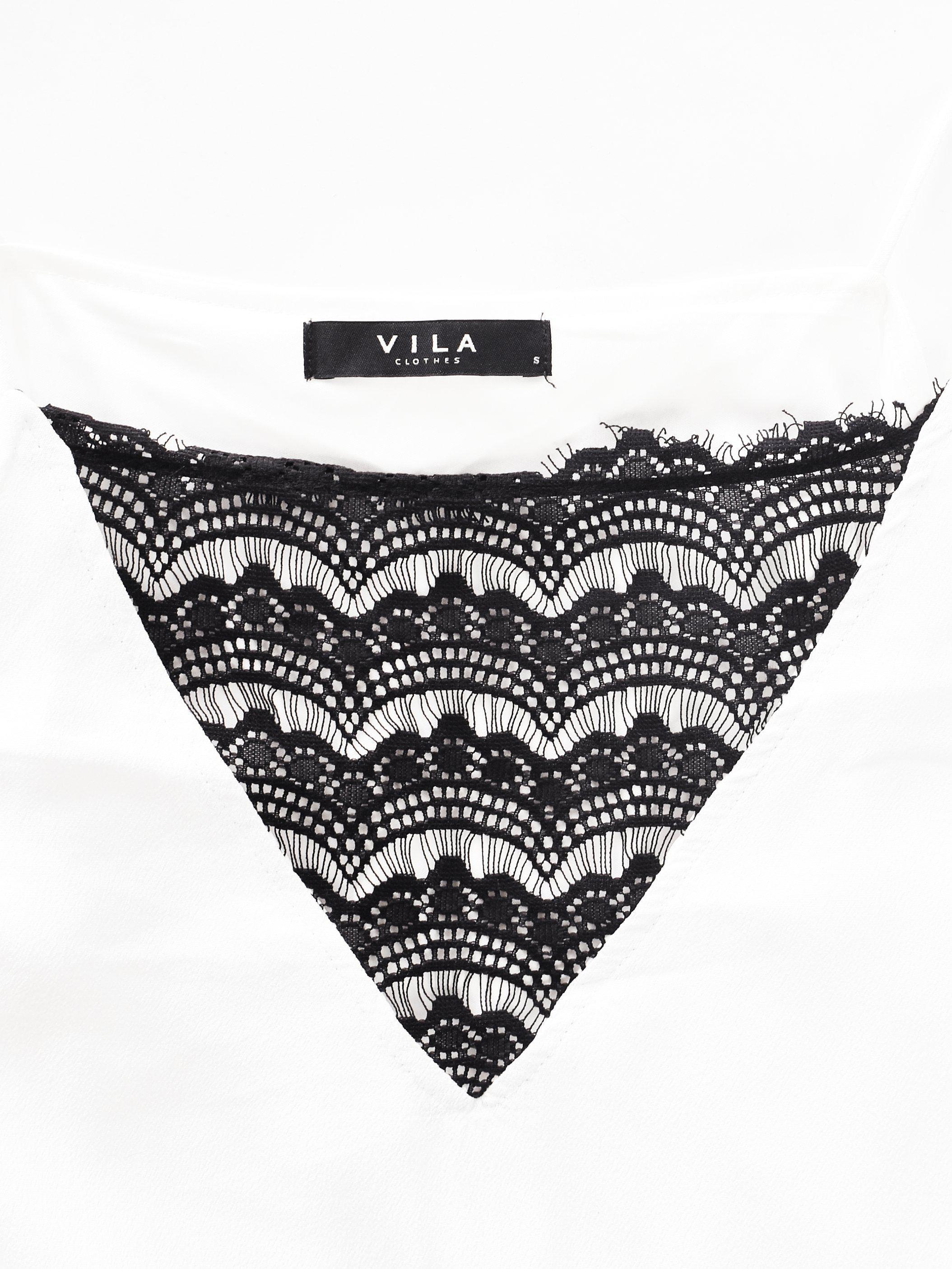 VILA Top - S / Hvid / Kvinde - SassyLAB Secondhand