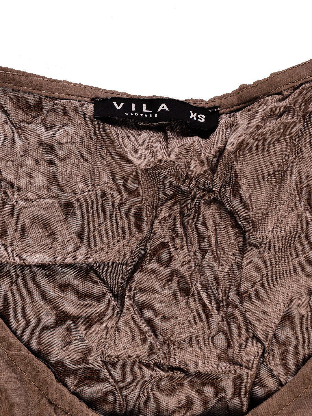 VILA Top - XS / Mud / Kvinde - SassyLAB Secondhand