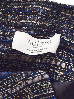 Violeta by Mango Blazer - XXL / Blå / Kvinde - SassyLAB Secondhand